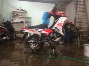 Mua bán và lắp đặt ben nâng rửa xe máy ở Đồng Tháp